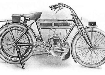 Мотоцикл AJS Collage of Vintage pictures 1909