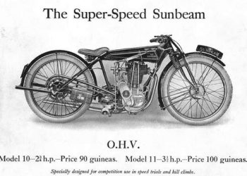 Мотоцикл Sunbeam Model 10 Sprint 1931