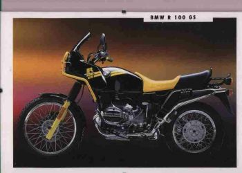 Мотоцикл BMW R 100GS 1989