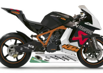 Мотоцикл KTM RC8R 1190 Akrapovic Replica IDM 2010