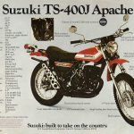 Мотоцикл Suzuki TS 400 Apache / Hustler 1972