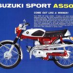 Мотоцикл Suzuki AS50 1969