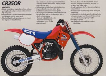 Мотоцикл Honda CR 250 R 1986