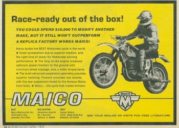 Мотоцикл Maico GP 400 1975