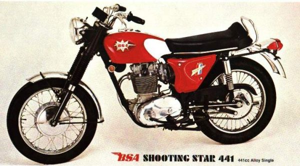 Мотоцикл BSA Shooting Star 450 1967