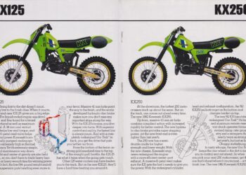 Мотоцикл Kawasaki KX 125 1982