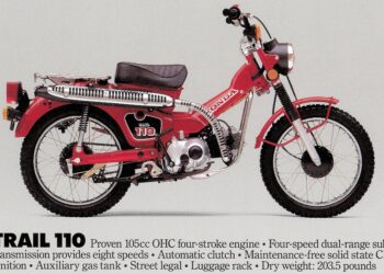 Мотоцикл Honda TRAIL 110 1986