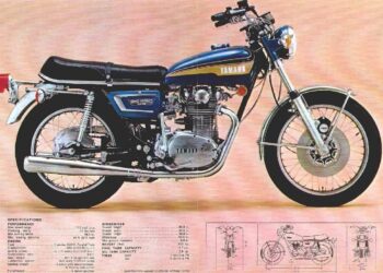 Мотоцикл Yamaha XS 650 1973