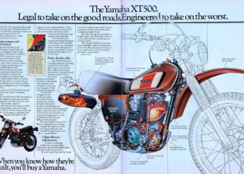Мотоцикл Yamaha XT 500 1977